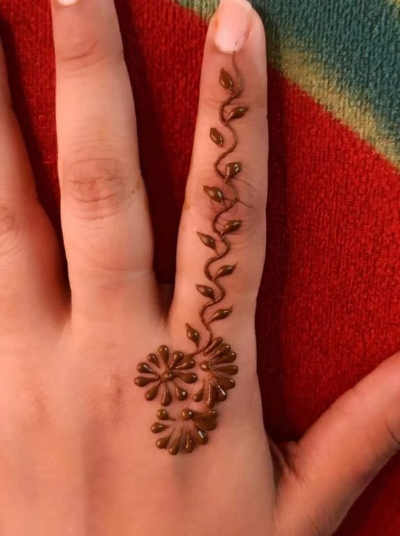 Finger Mehndi Design